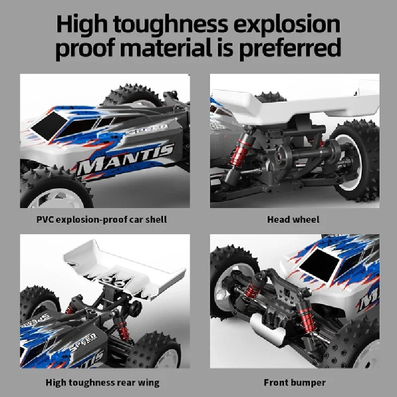 High-Speed 1/16 4WD Brushless RC Drift Car for Off-Road Adventure