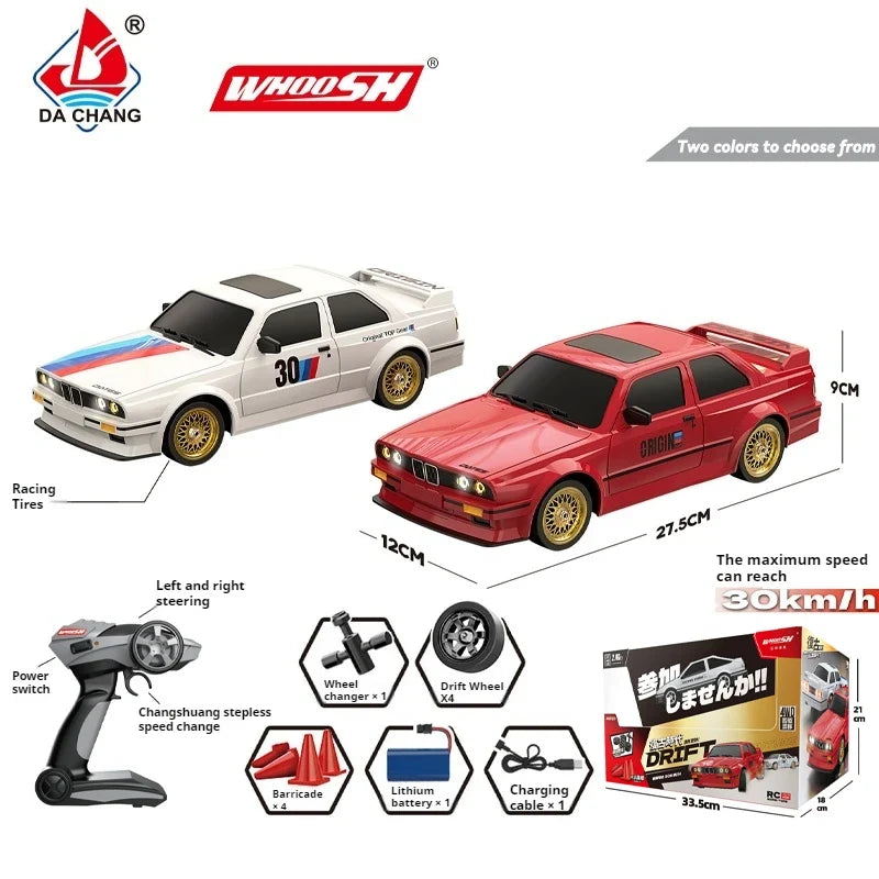 High-Speed 1/16 4WD RC Drift Car - Ready-to-Run Racing Fun