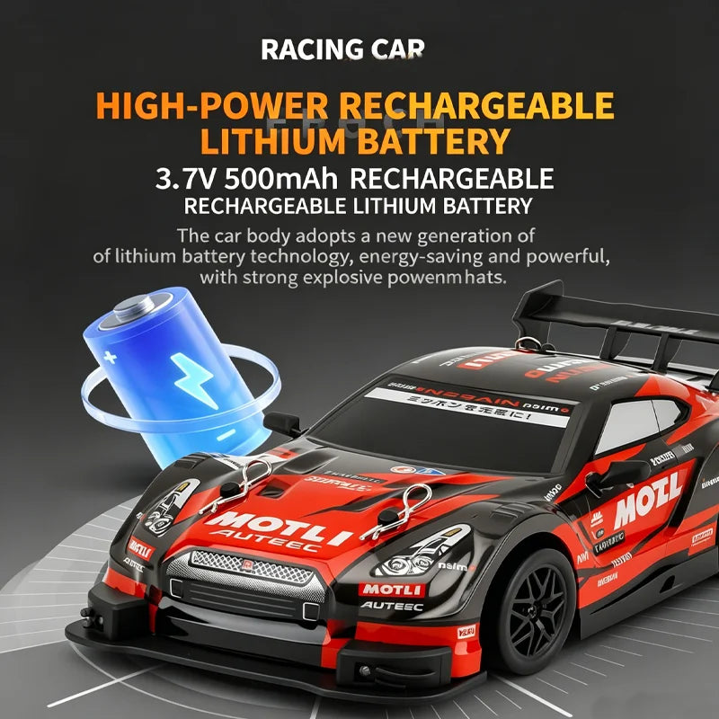 1:24 RC Drift Car — 20+ km/h Brushless Speed