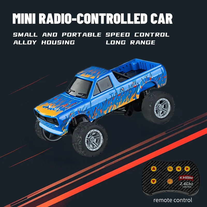 Mini Alloy RC Car — 60-Minute Battery & Metal Shell