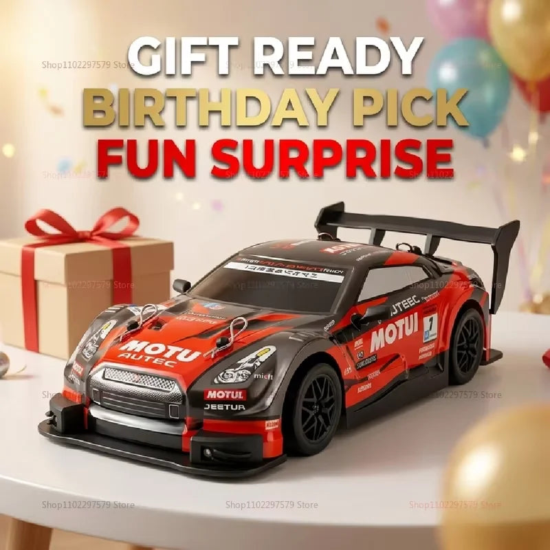 1:24 RC Drift Car — 20+ km/h Brushless Speed