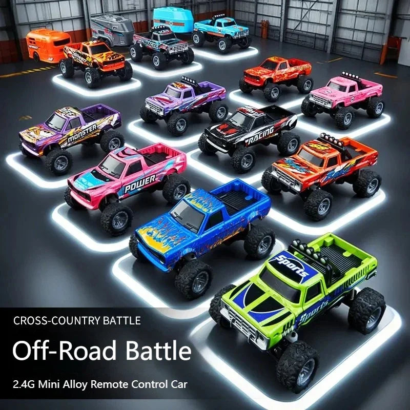 Mini Alloy RC Car — 60-Minute Battery & Metal Shell