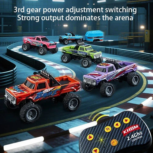 Mini Alloy RC Car — 60-Minute Battery & Metal Shell