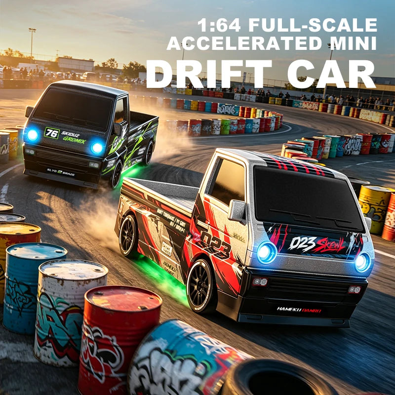 Desktop RC Drift Car — 4WD Stunts & LED Lights