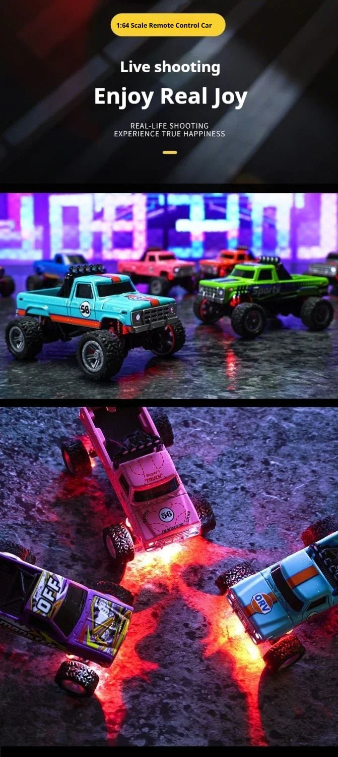 Mini Alloy RC Car — 60-Minute Battery & Metal Shell