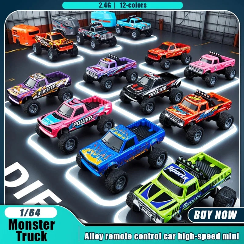 Mini Alloy RC Car — 60-Minute Battery & Metal Shell