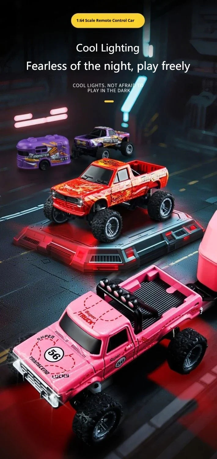 Mini Alloy RC Car — 60-Minute Battery & Metal Shell