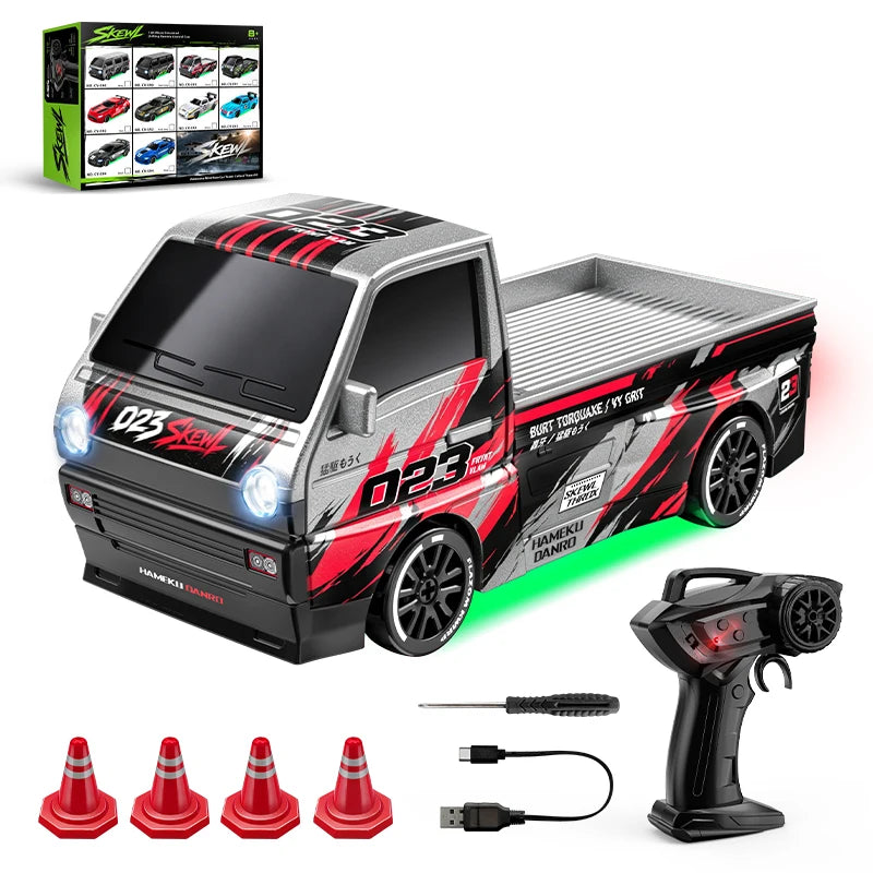 Desktop RC Drift Car — 4WD Stunts & LED Lights