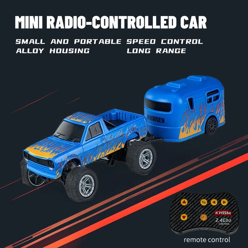 Mini Alloy RC Car — 60-Minute Battery & Metal Shell