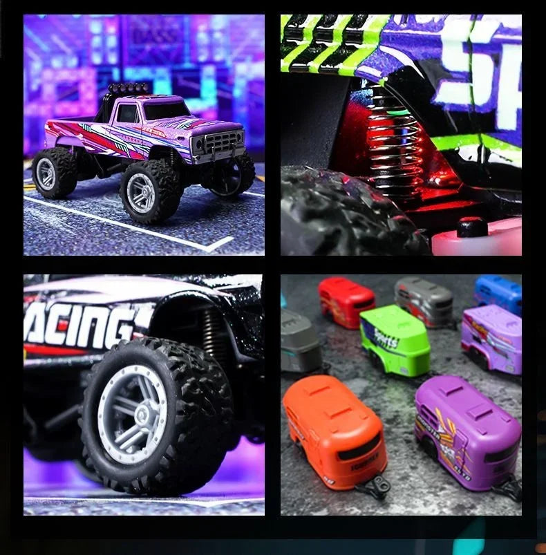 Mini Alloy RC Car — 60-Minute Battery & Metal Shell