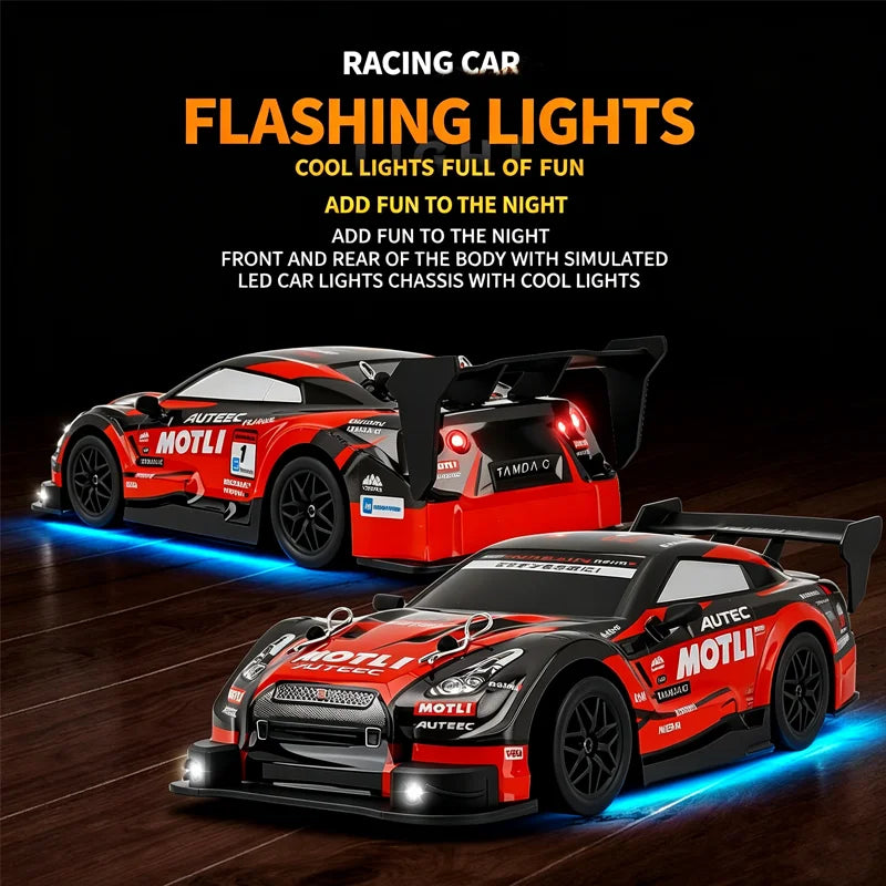 1:24 RC Drift Car — 20+ km/h Brushless Speed