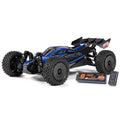 ARRMA RC Cars and Trucks, Arma Typhon GROM 1:14 Scale 4x4 RC Buggy Cars, Blue, Battery and Charger - ARA2306ST2