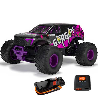 ARRMA RC Cars and Trucks, Arrma Gorgon 1:10 Scale MEGA 55 RC Monster Trucks, RTR, 2WD - ARA3230ST4