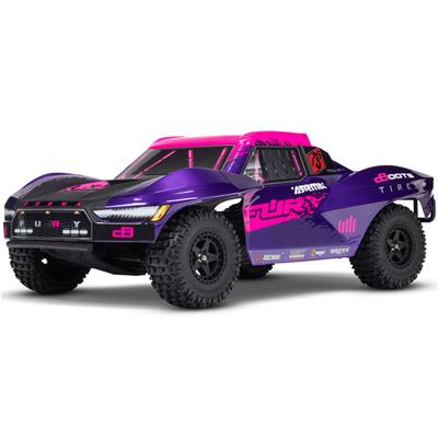 ARRMA RC Cars and Trucks, Arma Fury 1:10 Scale 223S DSC 2WD RTR Brushless Short Course Trucks RTR - ARA3521T3