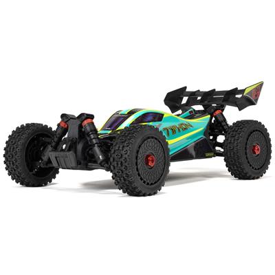 ARRMA RC Cars and Trucks, Arma Typhon 1:8 Scale 223S DSC 4WD Brushless Buggies RTR, Green, Sold as - ARA4306V4T1