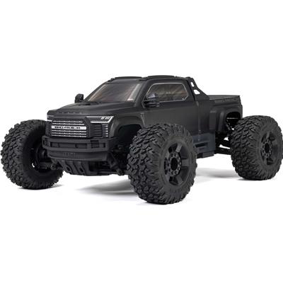 ARRMA RC Cars and Trucks, Arma Big Rock 1:10 Scale V4 223S BLX 4X4 Monster Trucks, Black, Each - ARA4312V4T1