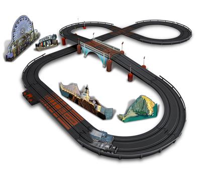 1:64 Scale California Cruising Slot Car Set - SRS331